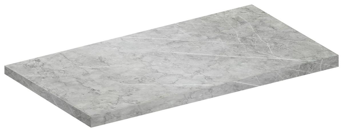 Delovna Plošča Fasola, Siva, 40x60 - siva, Trend, leseni material (40/3/60cm) - MID.YOU