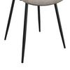 Tischgruppe Eolona Creme 5-tlg. - eukalyptusträ färg/svart, Modern, metall/trämaterial (120/76/120cm) - Bessagi Home