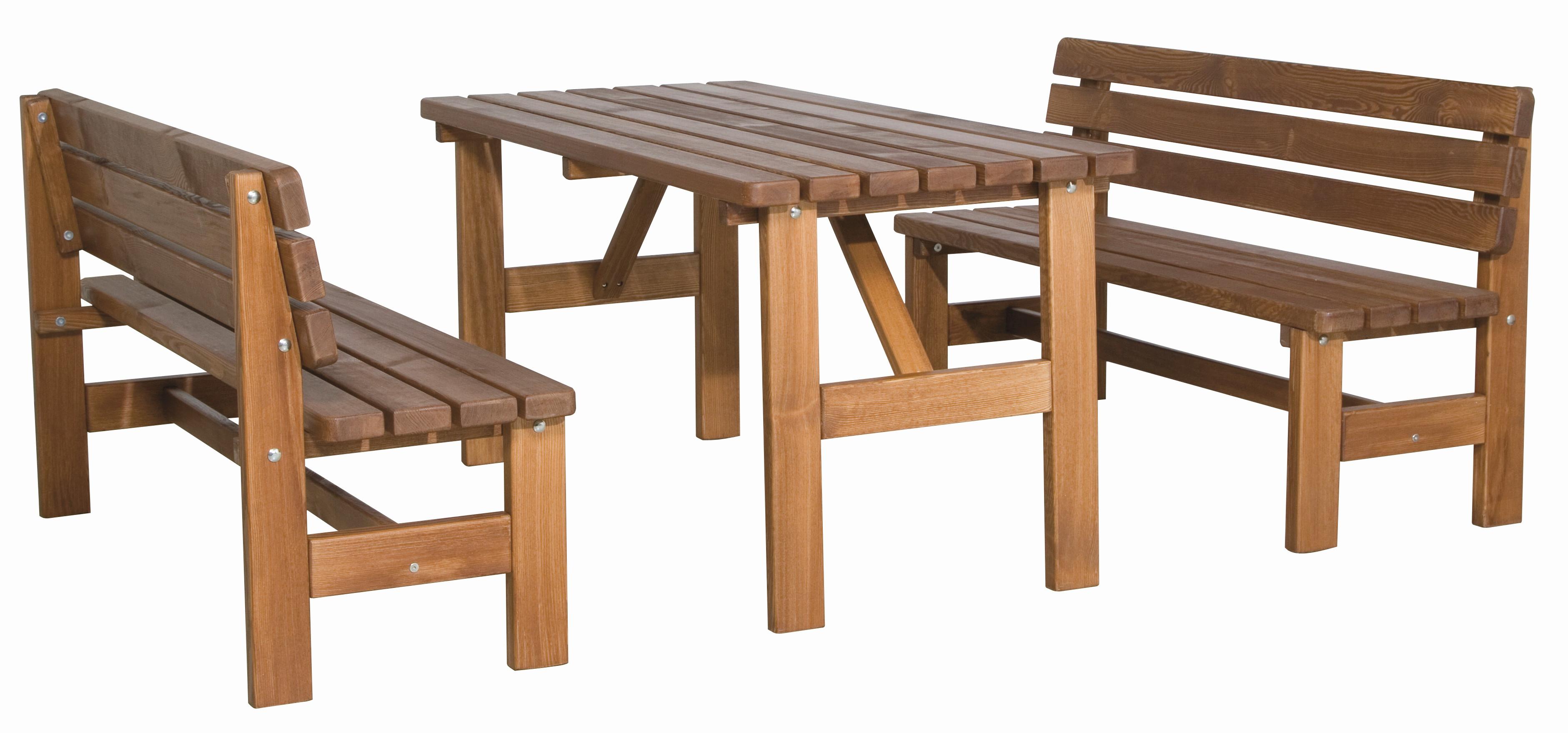 BIERTISCHGARNITUR H32377 - Braun, KONVENTIONELL, Holz - Siena Garden