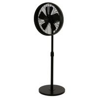 Standventilator Pedestal BK Schwarz max. 50 Watt - Schwarz, Basics, Metall (41/150/41cm)