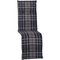 Relaxsesselauflage Beckley ca. 171x50 cm Anthrazit/Grau - Anthrazit/Grau, Design, Textil (171/50/6cm) - Gardenson