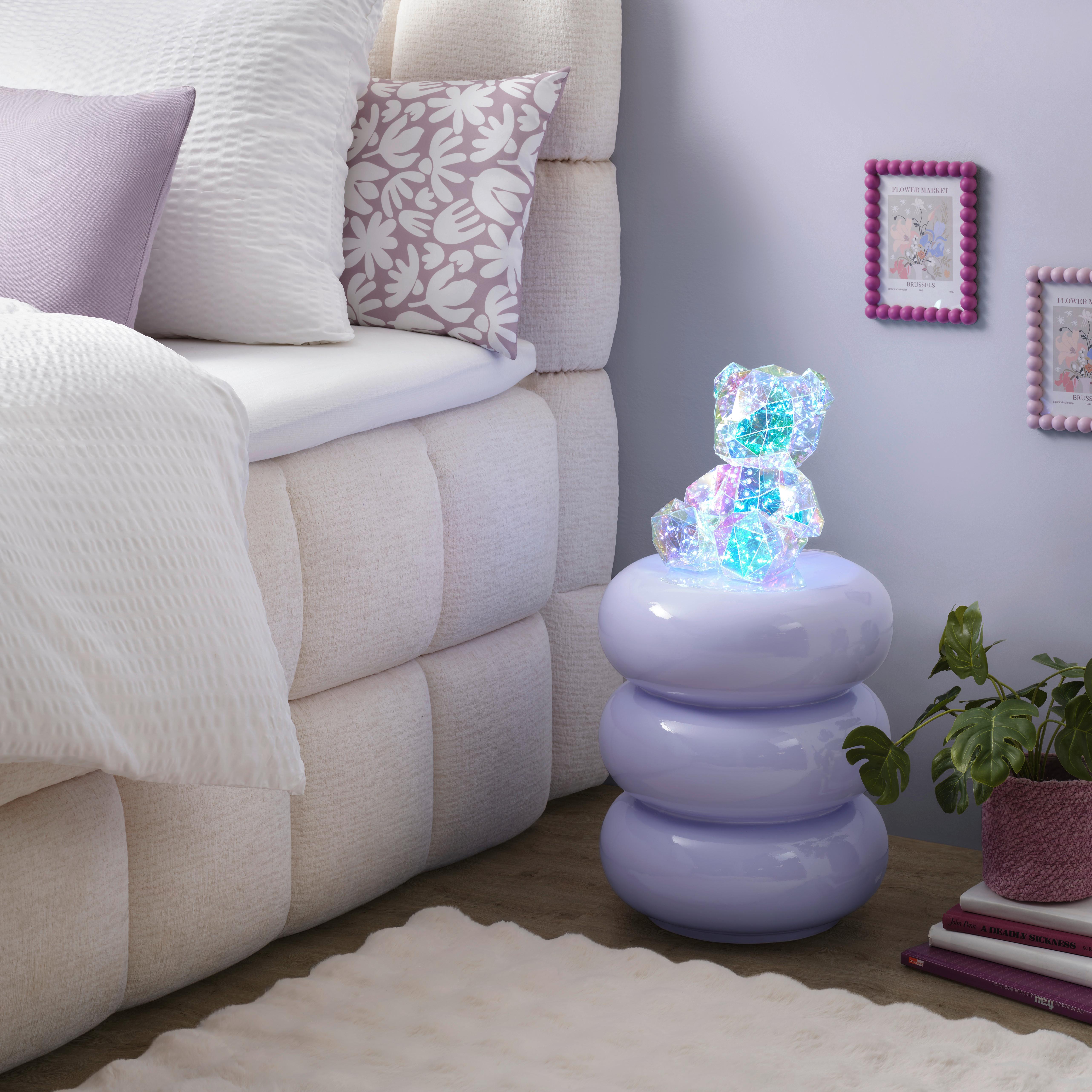 LAMPE DÉCORATIVE LED BERLI - Transparent, KONVENTIONELL, matière synthétique (19/20/25cm) - Mömax