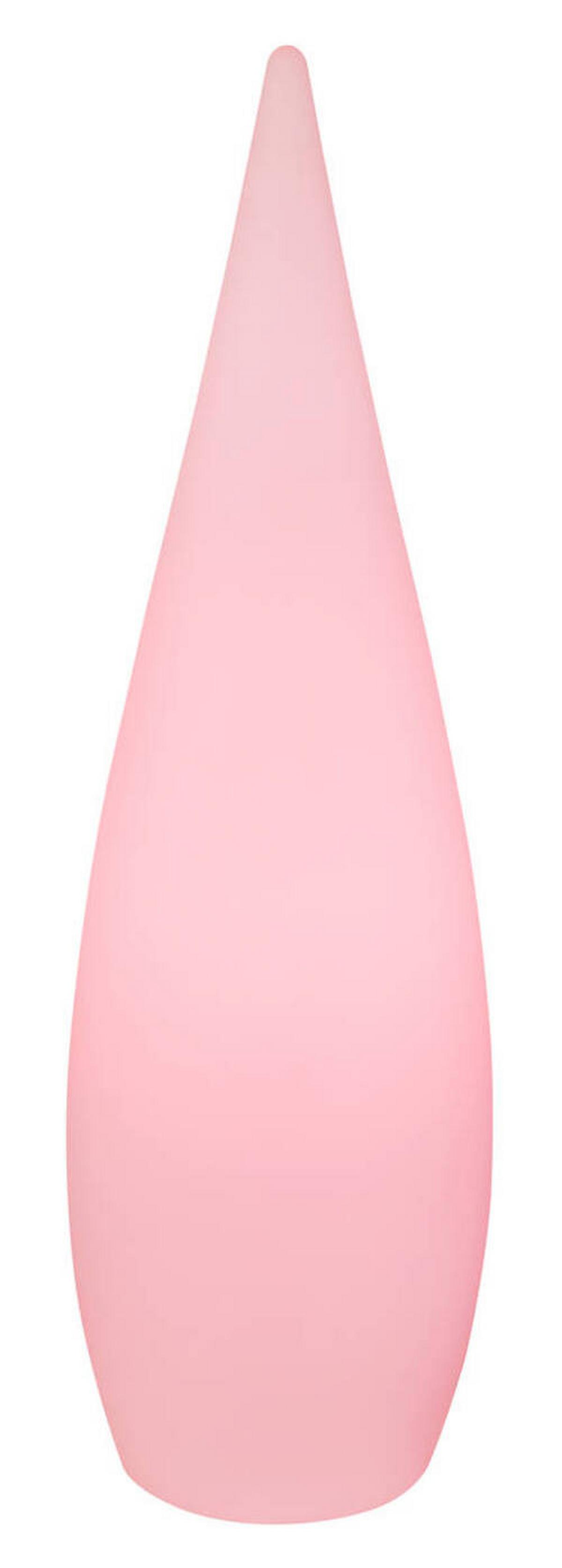 Stoječa Zunanja Svetilka Glance, Dalinsko Upravljanje - črna/bela, Design, umetna masa (36/120cm) - Globo