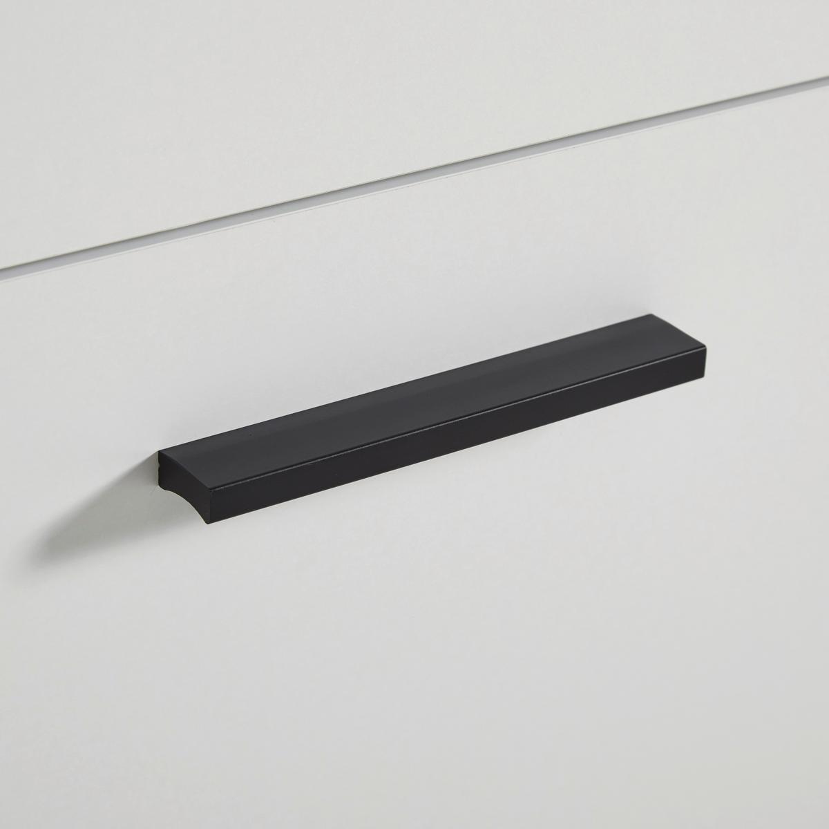Lowboard Sydney Weiß - Schwarz/Weiß, MODERN, Holzwerkstoff/Kunststoff (151/66/47cm) - Mömax
