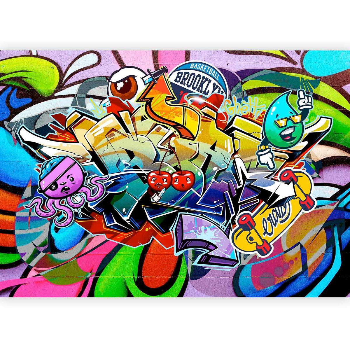 Fototapeta Street Signs, 250x175cm - večbarvno, Trendi, tekstil (250/175cm) - artgeist