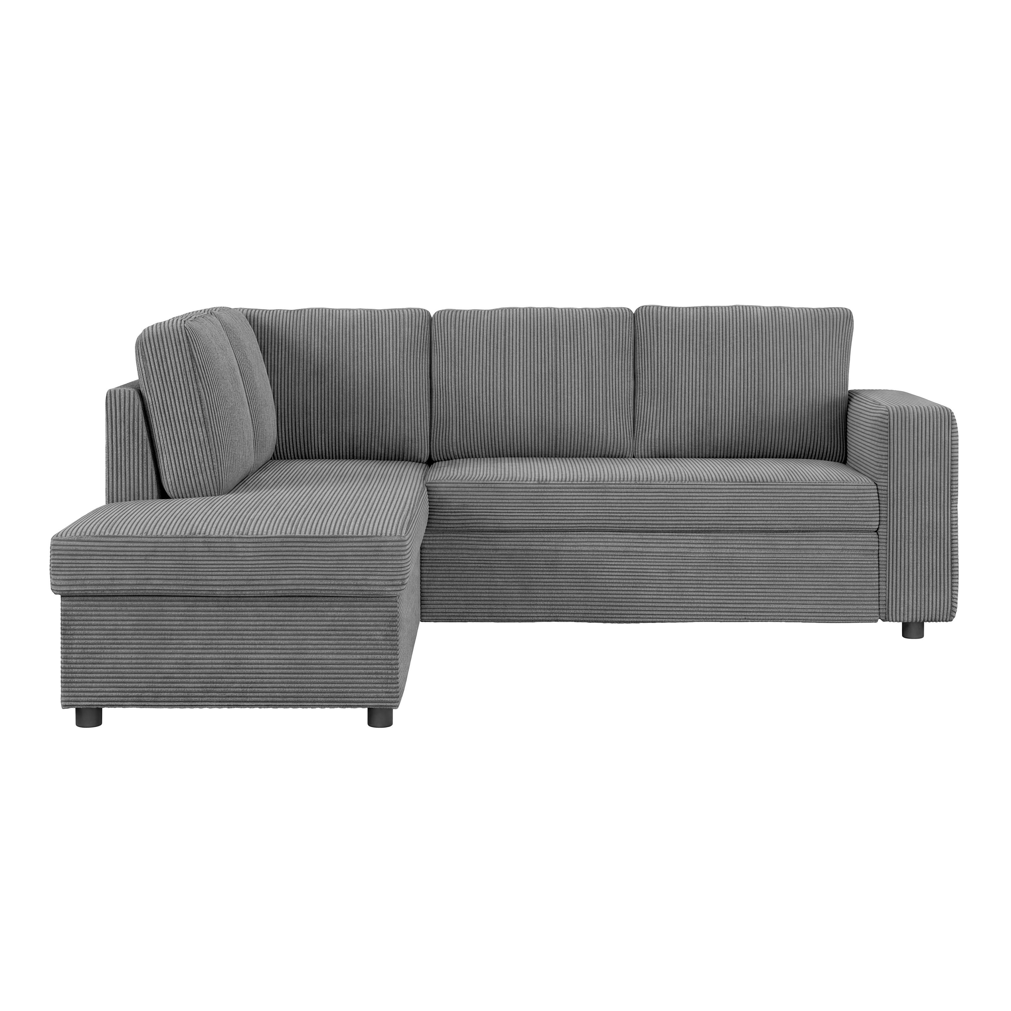 Colțar Toulouse - antracit, Trend, lemn/metal (206/224cm)