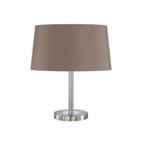 LAMPA STOŁOWA LED TOULOUSE - cappuccino/kolor niklowy, Modern, tworzywo sztuczne/metal (18/45cm) - Wofi