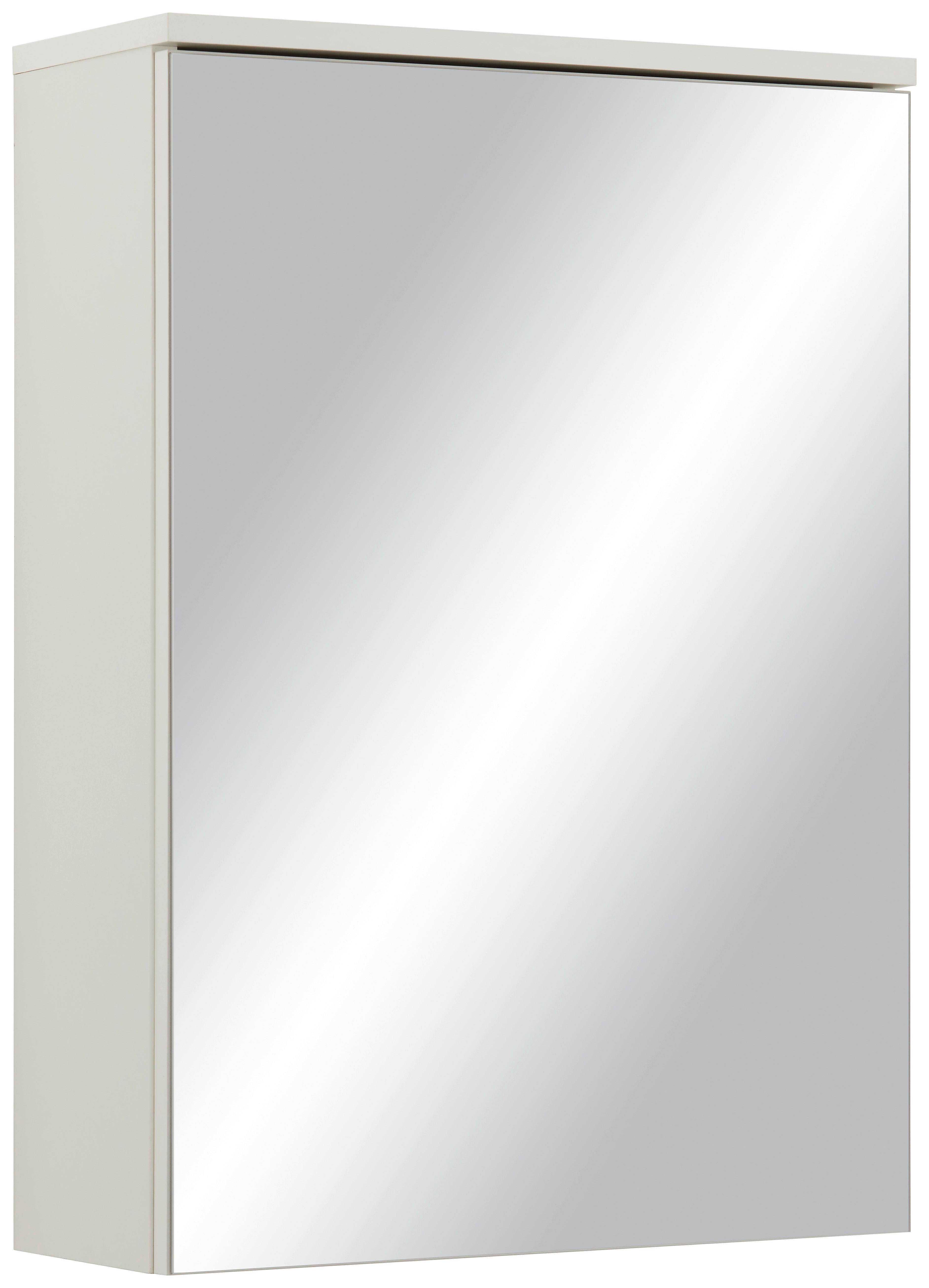 Spiegelschrank in Weiss - Weiss, Modern, Glas/Holzwerkstoff (50/70/20cm) - Mömax