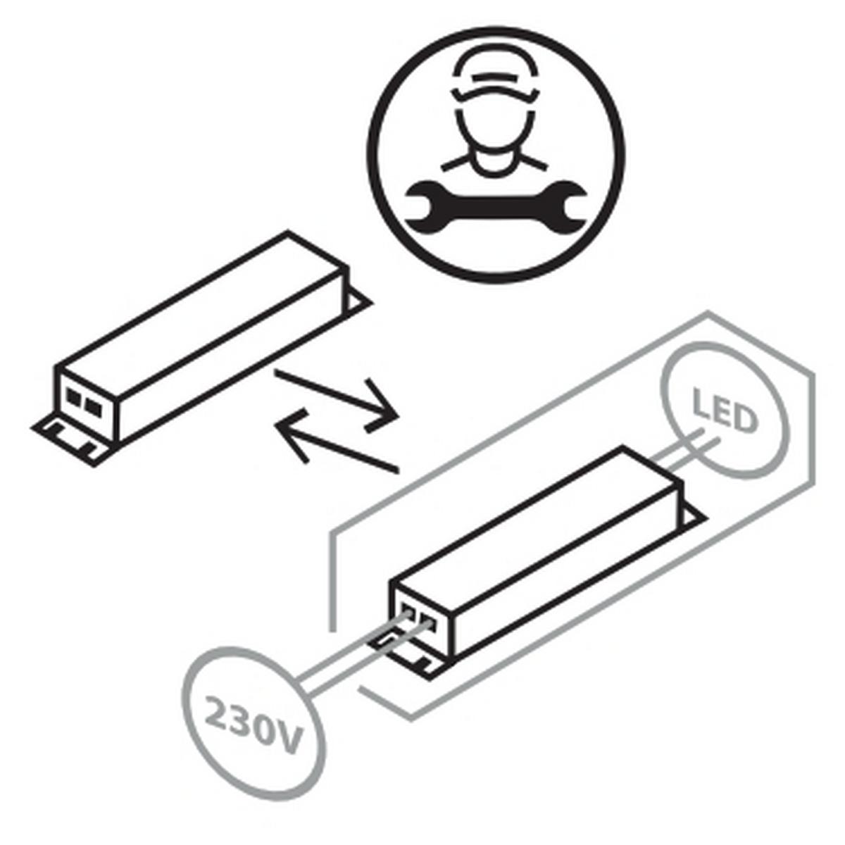 LED-Hängeleuchte Maria max. 29,50 Watt - Schwarz, Design, Metall (5,7/5,7/120cm)