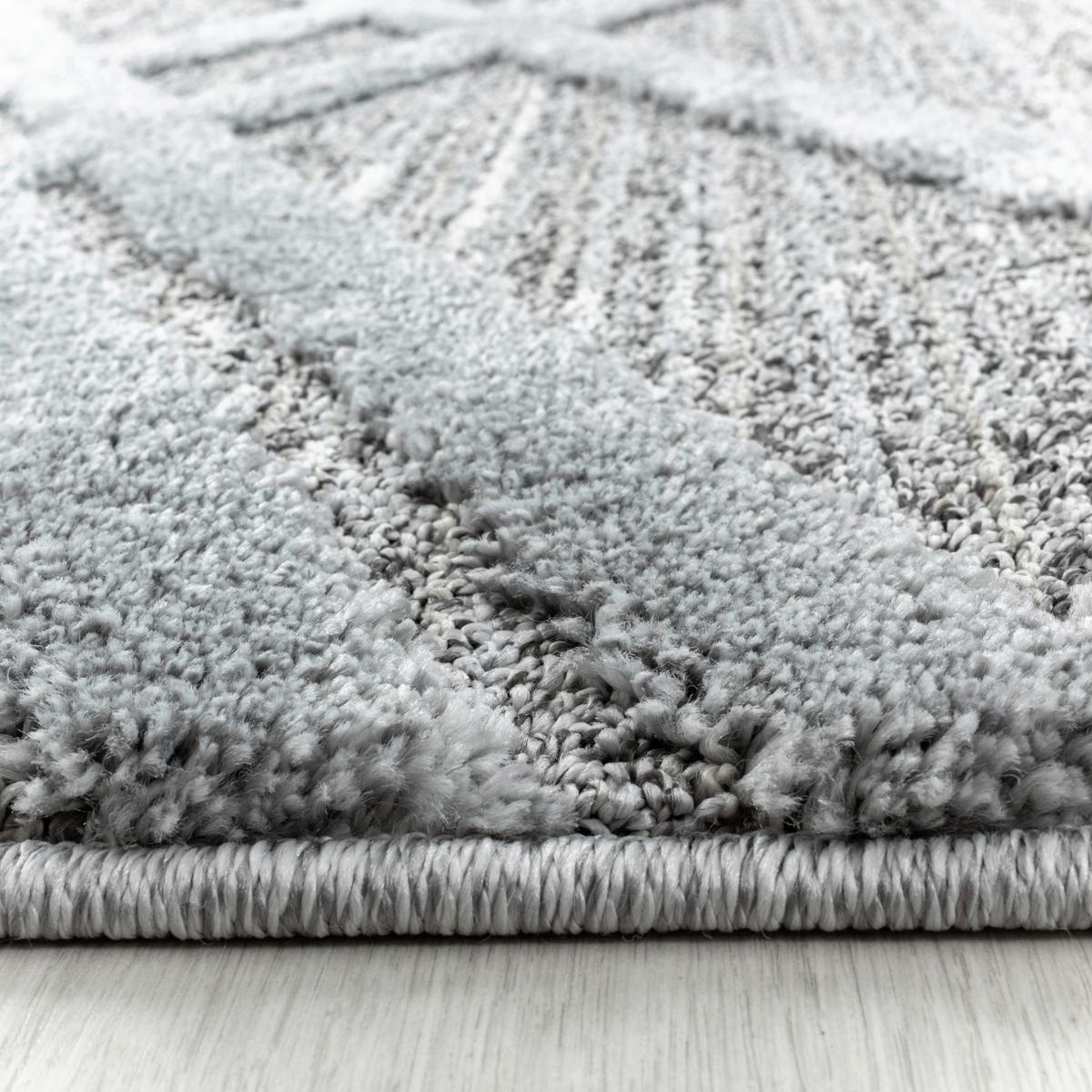 Webteppich Pisa 4706 Grau ca. 240x340cm - Grau, KONVENTIONELL, Textil (240/340cm) - Novel
