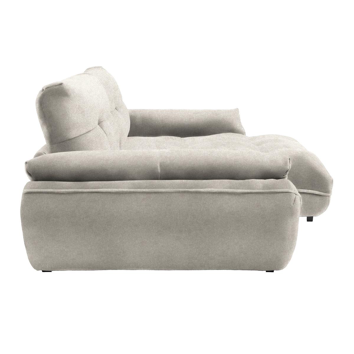 Wohnlandschaft Vivo Grau - Schwarz/Grau, MODERN, Kunststoff/Textil (317/63/179cm) - Premium Living