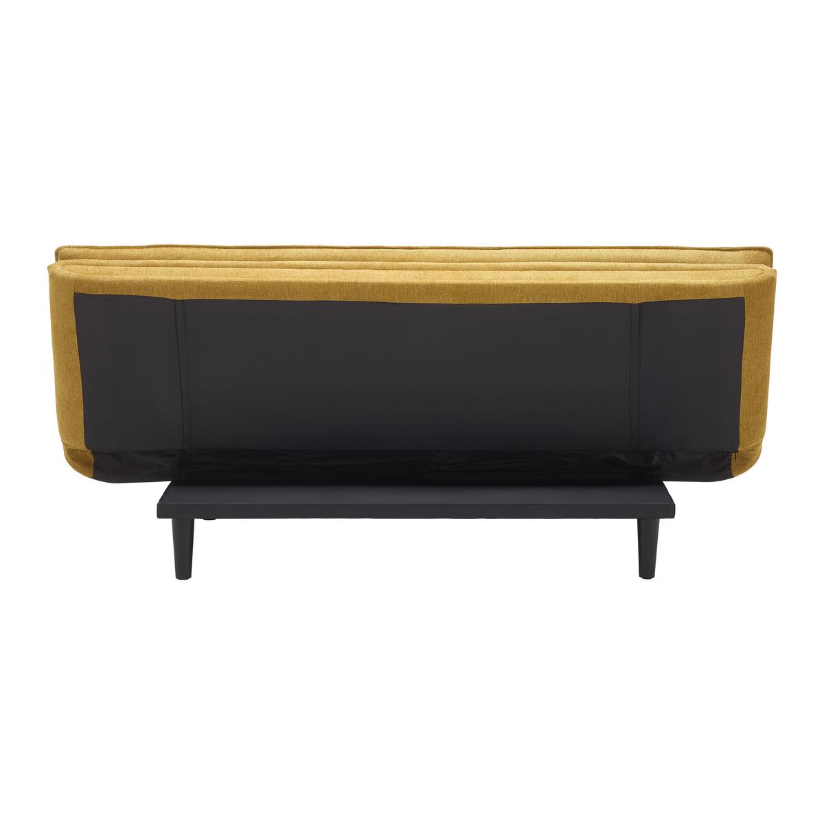 Schlafsofa Sun Gelb - Gelb/Schwarz, MODERN, Holz/Textil (190/83/93cm) - Mömax