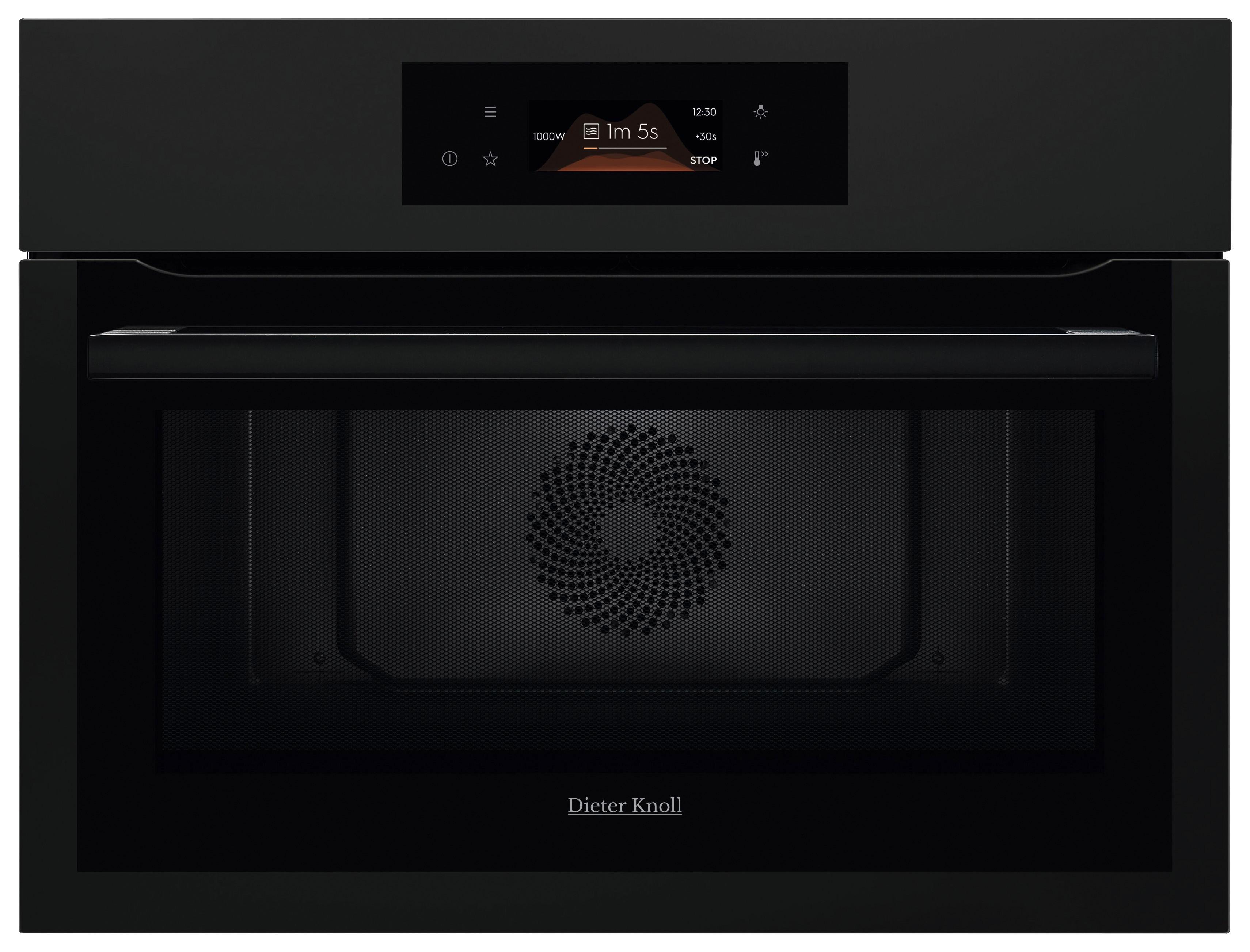 Kampaktbackofen DKK57306MK Schwarz - Schwarz, Basics, Glas/Metall (59,5/45,6/56,1cm) - Dieter Knoll