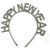 Obroč Za Lase Happy New Year - srebrne barve, Konvencionalno, umetna masa (17.5/17.5/1cm) - Mömax