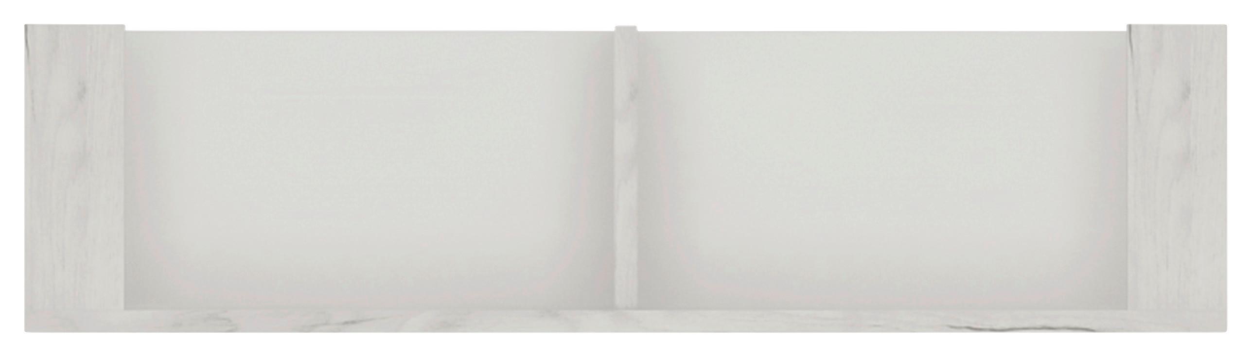 Zidna Polica Angel - boje hrasta, Moderno, drvni materijal (84/21,6/25cm)