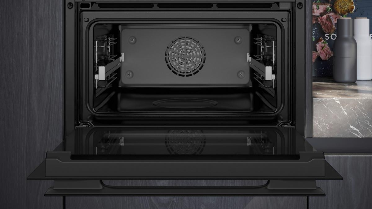 KOMPAKTBACKOFEN CS936GCB1 - Schwarz, Metall (59,4/45,5/54,8cm) - Siemens