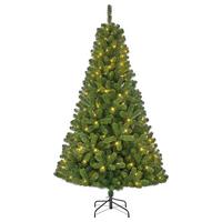 Weihnachtsbaum Charlton in Grün ca. 185cm - Grün, Kunststoff/Metall (115/185cm)