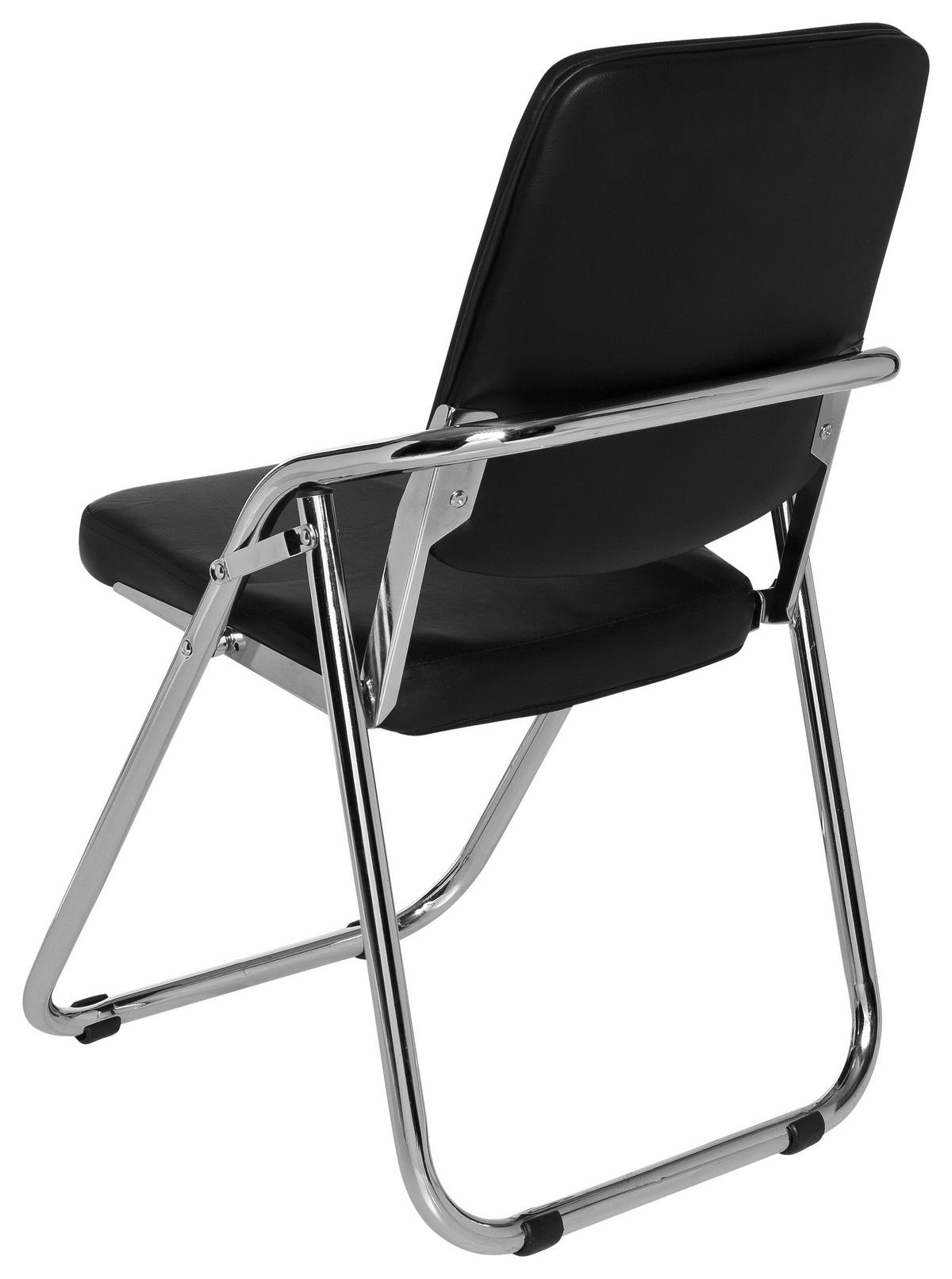 Zložljiv Stol Esto, Črna - barve kroma/črna, Moderno, kovina/tekstil (48/91/40cm) - MID.YOU