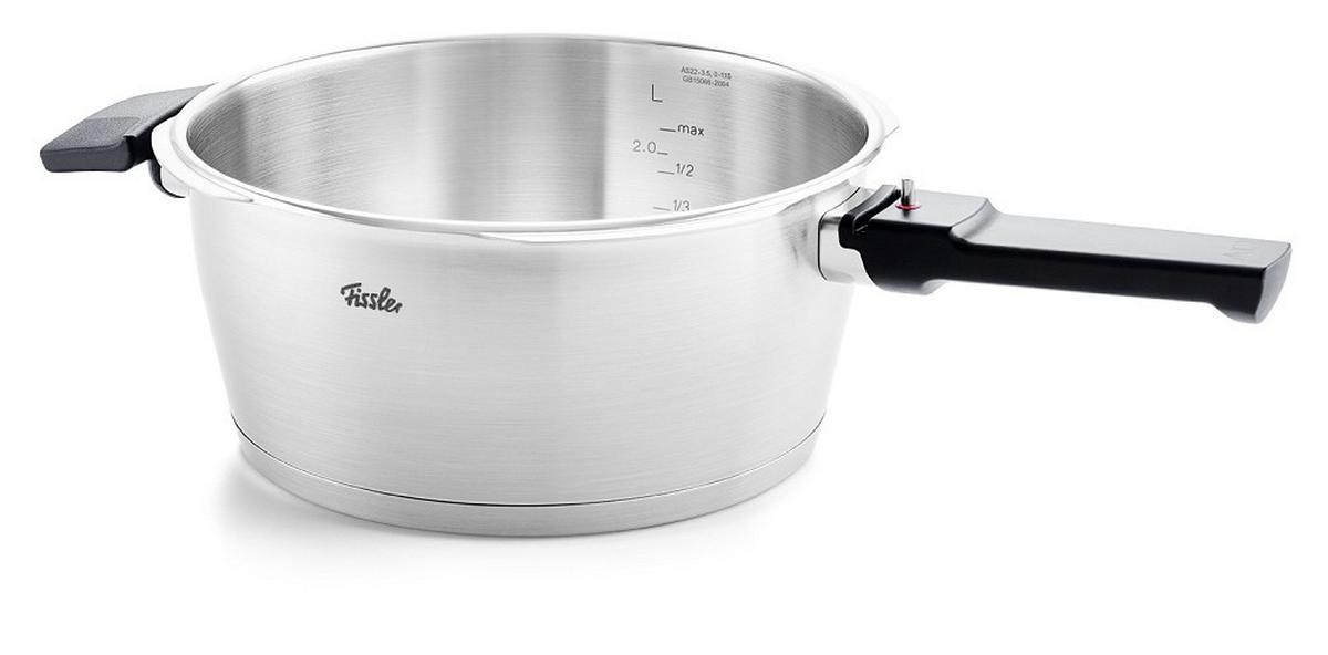 SZYBKOWAR 622-412-04-070/0 FISSLER - kolor srebrny, Basics, metal (22cm) - Fissler