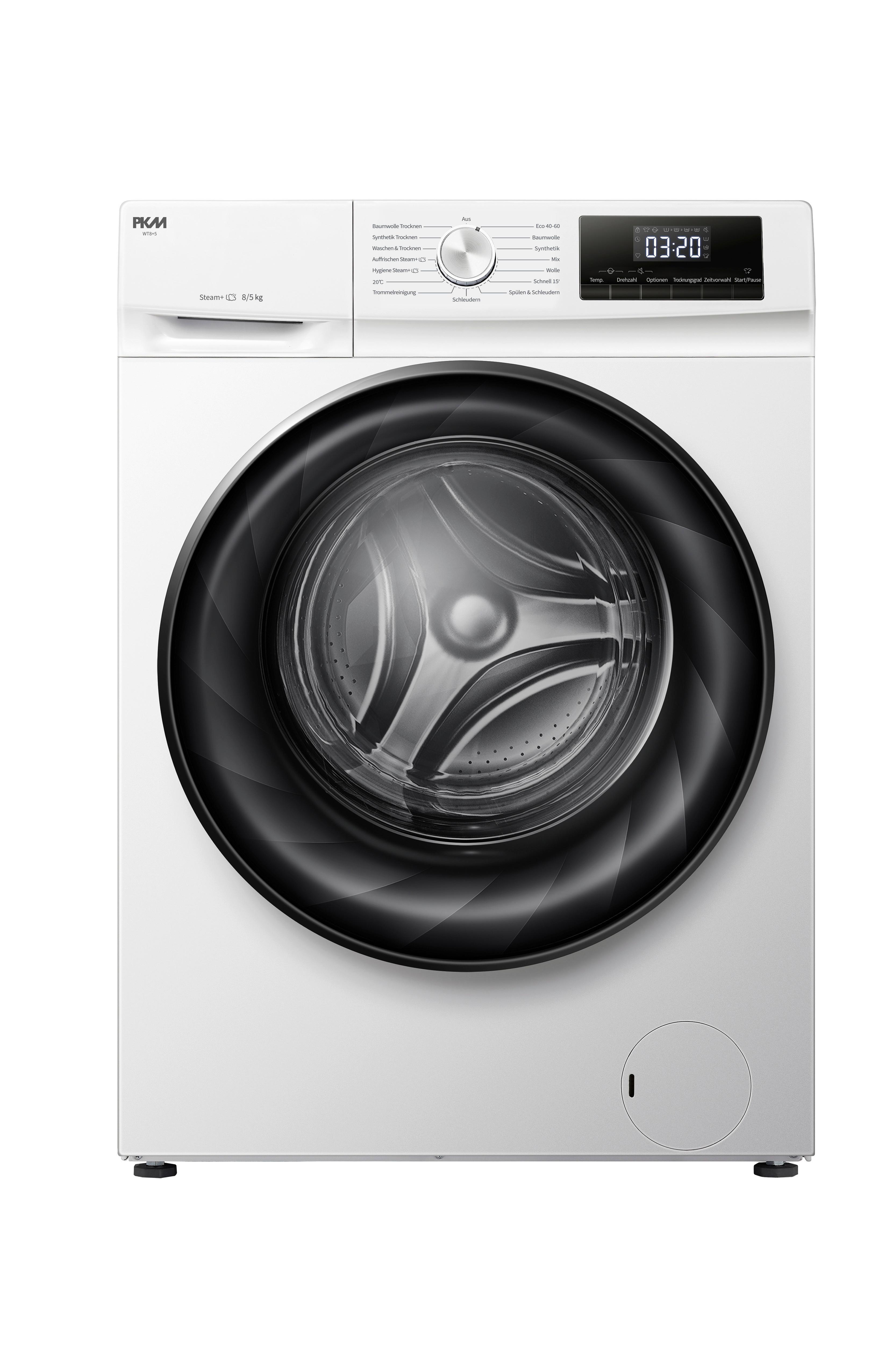 Waschtrockner WT8+5 in Weiß - Weiß, Trend (59,5/84,5/54cm) - PKM