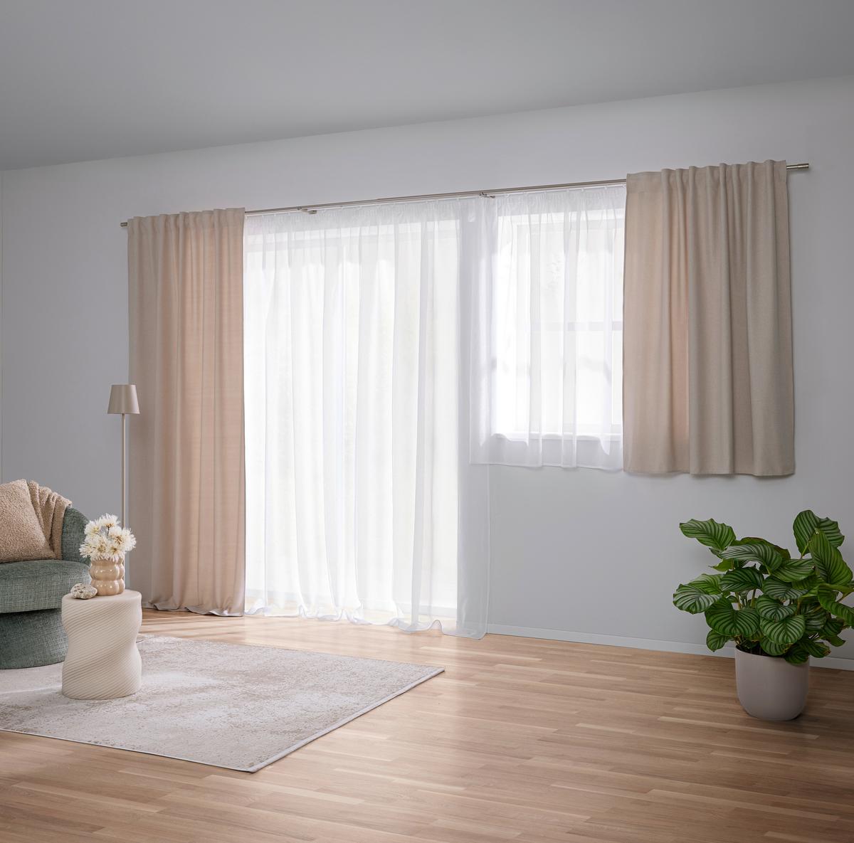 Fertigstore Tosca Store 1 ca. 300x140cm - Weiß, Textil (300/145cm) - Modern Living
