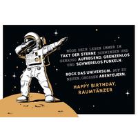 Glückwunschkarte Edelschwarz Multicolor - Basics, Papier (18/13cm)