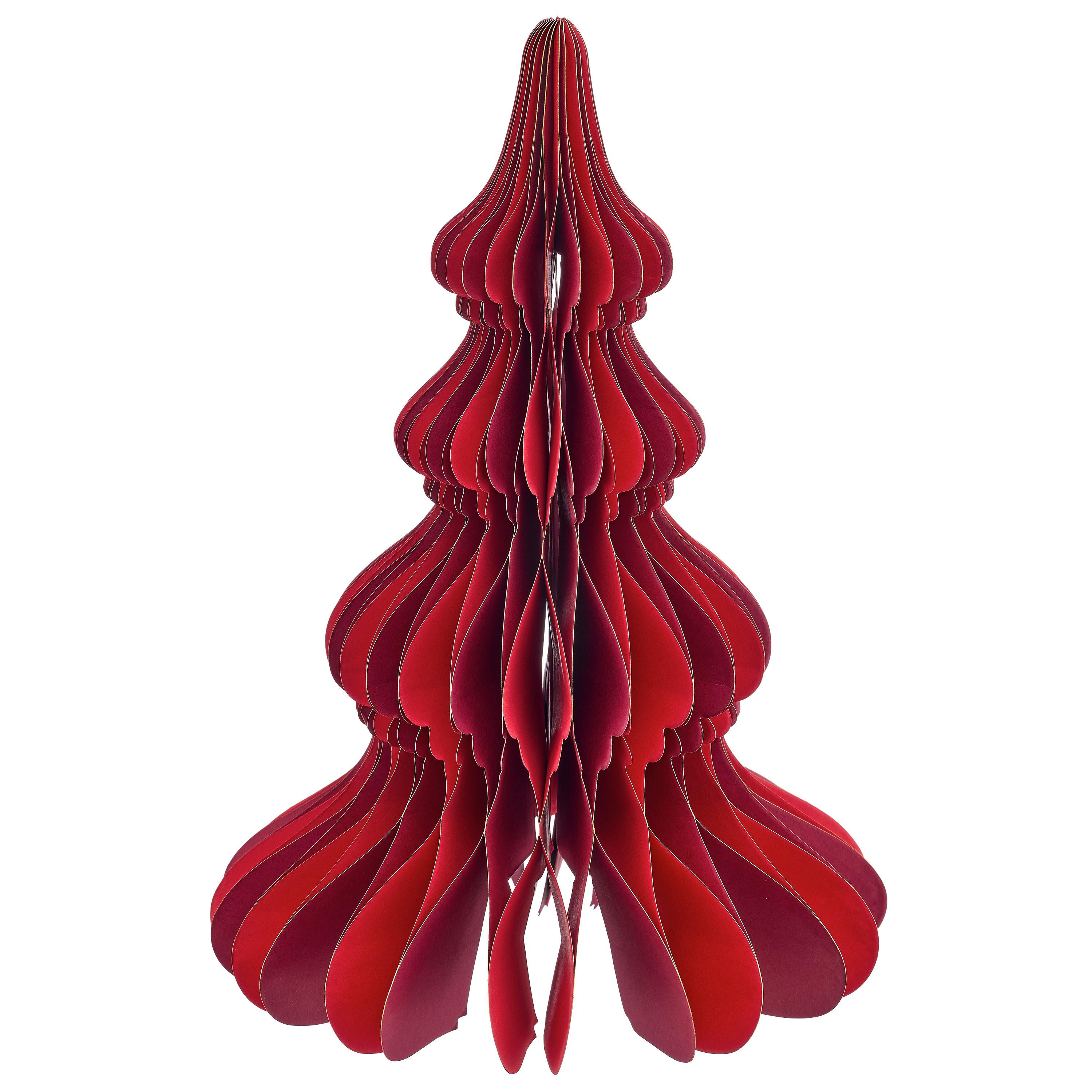 Dekobaum Lepuro I Rot - Rot, Basics, Papier (19,5/30/19,5cm) - Mömax
