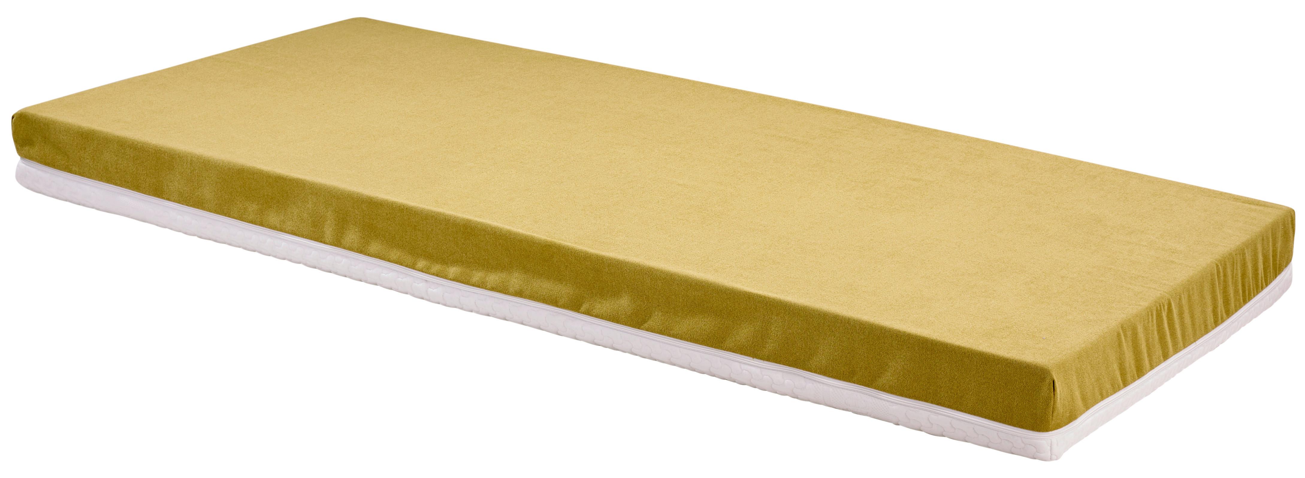 Madrac S Džep. Opruž. Jezgrom Enjoy - Mia - bijela/žuta, tekstil (90/200cm) - Primatex