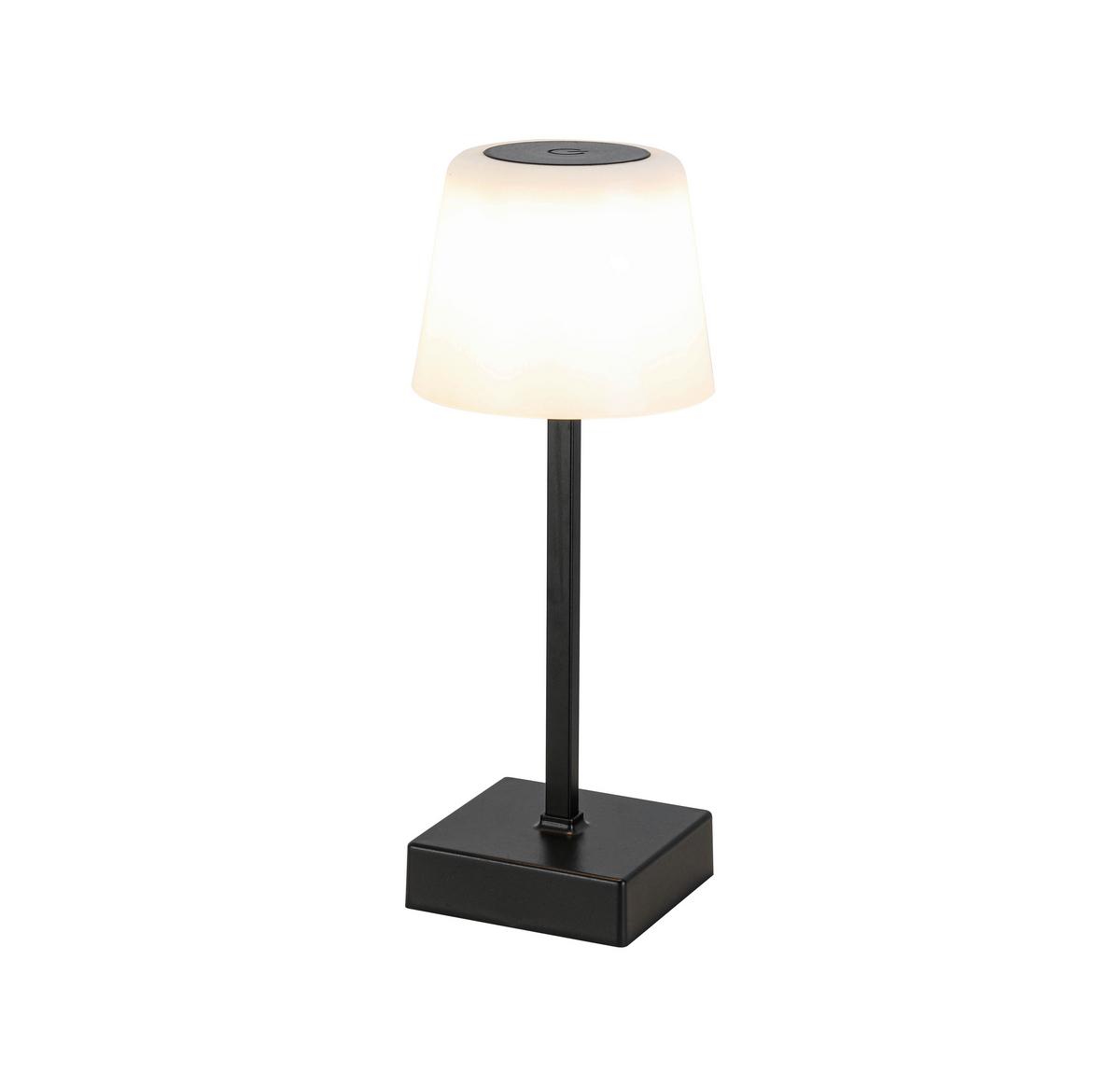 Veioză cu LED Emo - alb/negru, Modern, plastic/metal (10,5/25cm) - Mömax