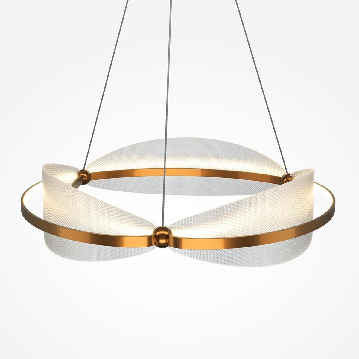 PENDELLEUCHTE BREEZE - Messingfarben, Modern, Metall (60/58cm) - MAYTONI