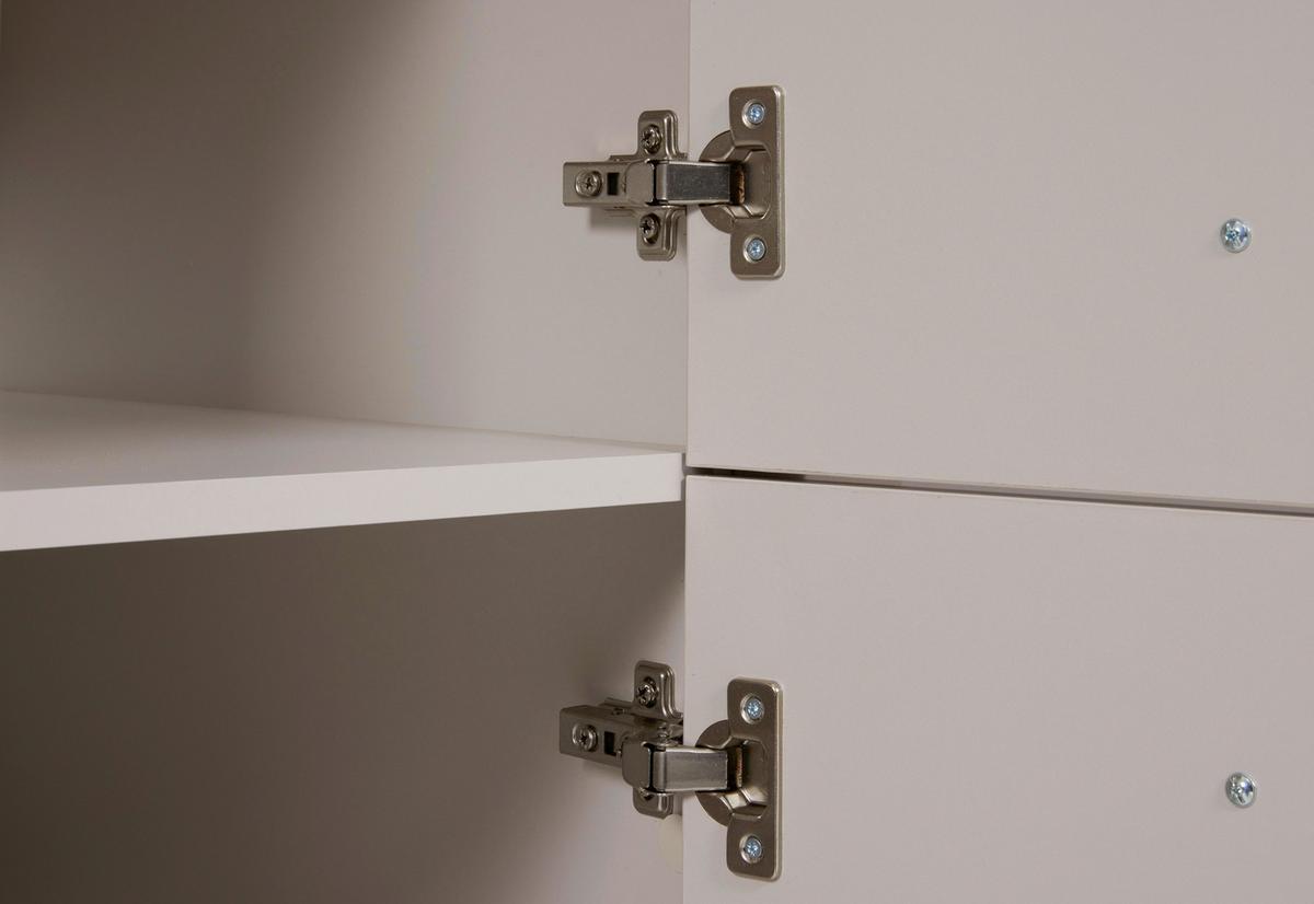 Element Za Ugradbene Uređaje Sardegna - kašmir/srebrne boje, Romantično / ladanjski, drvni materijal/metal (70/167/60cm)