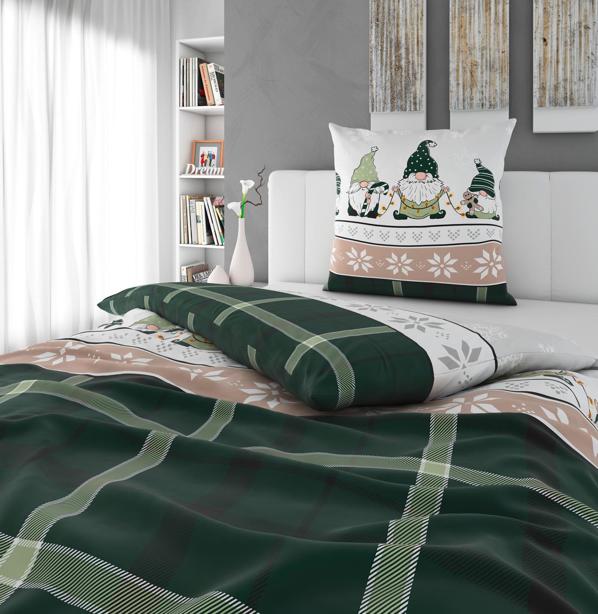 POŚCIEL IMP - zielony, tkanina (135/200cm) - Esposa