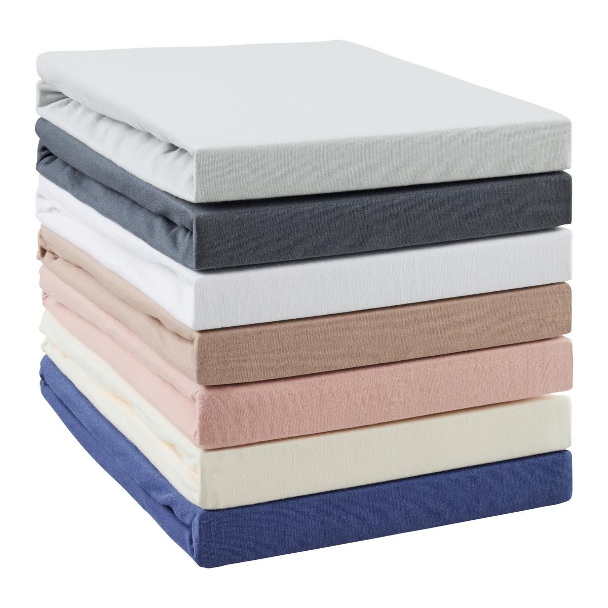 Spannleintuch Elasthan Beige ca. 180x200cm - Beige, Textil (180/200cm) - Premium Living