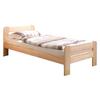 Bett "Bert", aus Kiefer, kieferfarbe - Kieferfarben, Natur, Holz (90/200cm) - MID.YOU