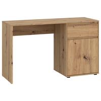 Masă de scris ZAPATO - cașmir/culoare lemn stejar, Modern, material pe bază de lemn (120/76/60cm) - Modern Living