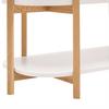 SOFFBORD STRUT - vit/naturfärgad, Modern, trämaterial/trä (100/50/45cm) - Mömax