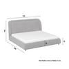STOPPAD SÄNG ANTON - brun/svart, Modern, metall/trä (160/200cm) - Bessagi Home