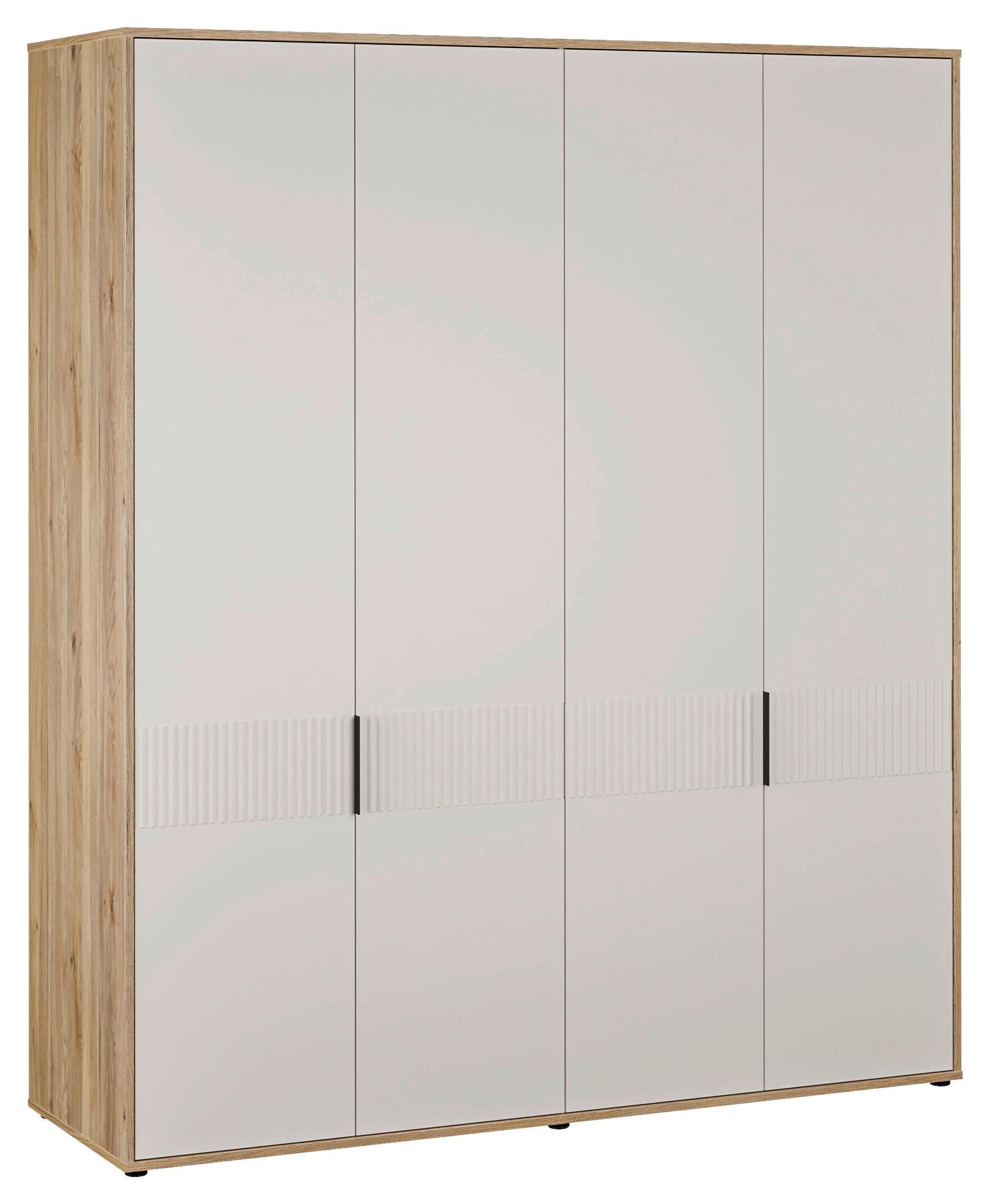Ormar Seravel - boje hrasta/boje pijeska, Konvencionalno, drvni materijal/metal (179,3/214,3/59,4cm) - Modern Living