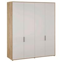 Ormar Seravel - boje hrasta/boje pijeska, Konvencionalno, drvni materijal/metal (179,3/214,3/59,4cm) - Modern Living
