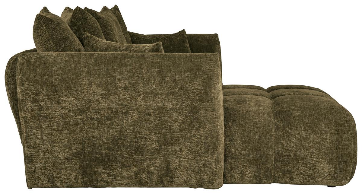 Canapea modulara CAMMELLIO - măsliniu, Modern, textil (296/75-95/189cm) - Mömax