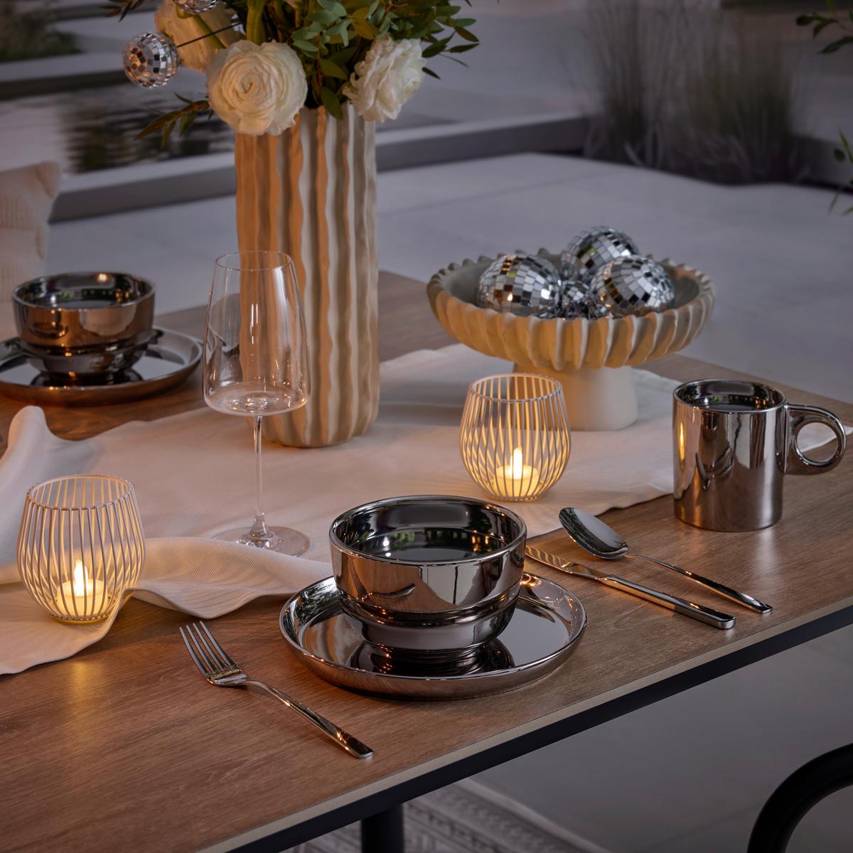 Tischläufer Steffi Weiß ca. 45x150cm - Naturfarben, KONVENTIONELL, Textil (45/150cm) - Mömax