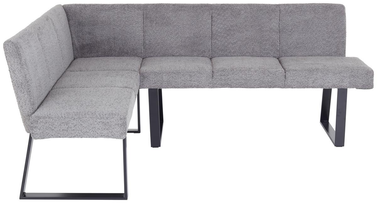 Kotna Klop Terri, Siva - siva/črna, Moderno, kovina/tekstil (150/190cm) - MID.YOU