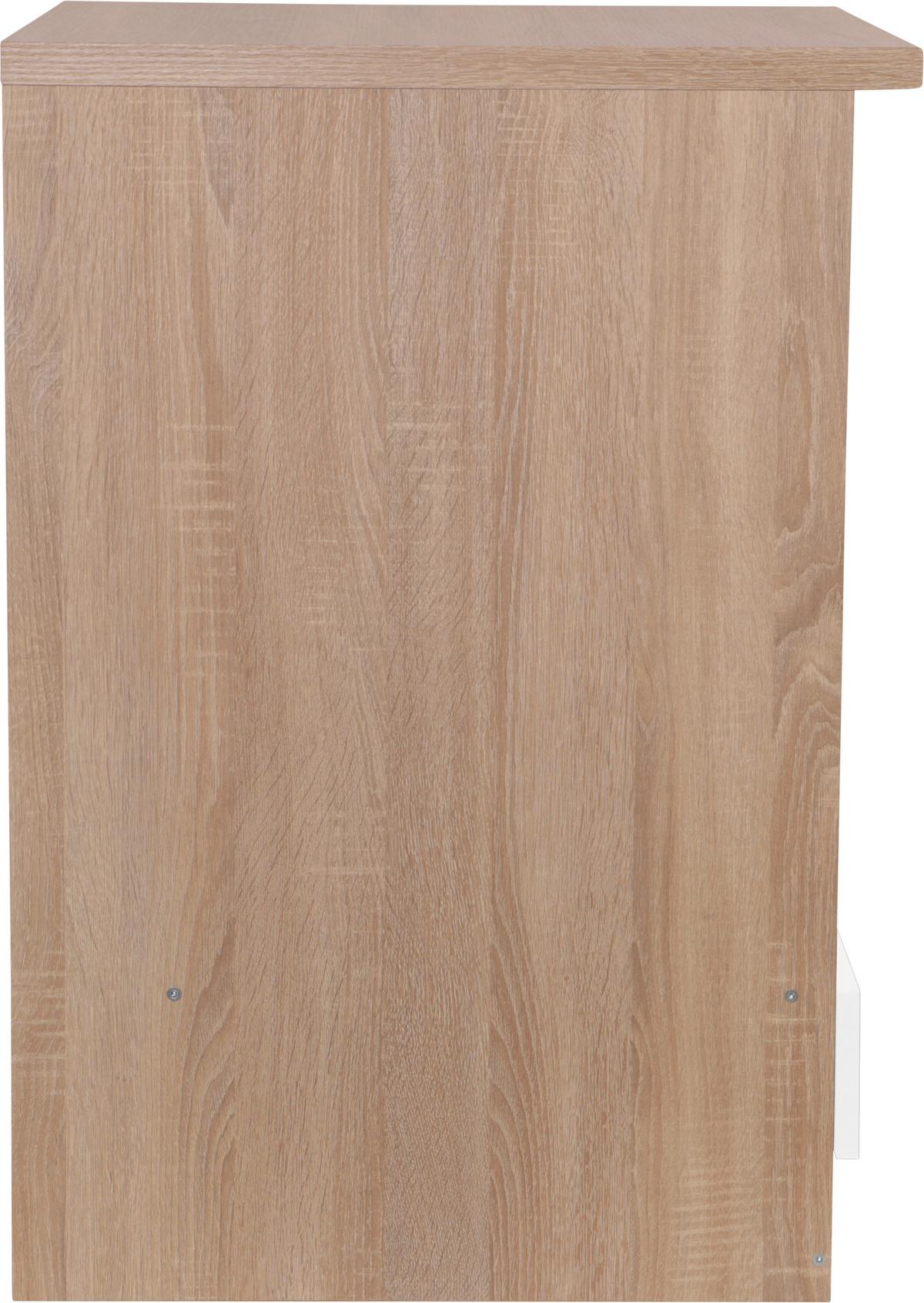 Omara Za Vgradnjo Štedilnika Merle, Barva Hrasta, Bela - barve hrasta/bela, Basics, leseni material (60/84,8/60cm) - Respekta