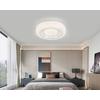 LED-TAKLAMPA ALI - vit/kromfärg, Modern, metall/plast (26/5,5cm) - Mömax