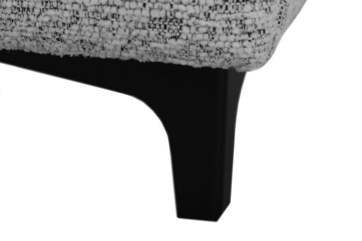 Kutna Garnitura Santorini - siva/crna, Moderno, tekstil (193/291cm) - Premium Living