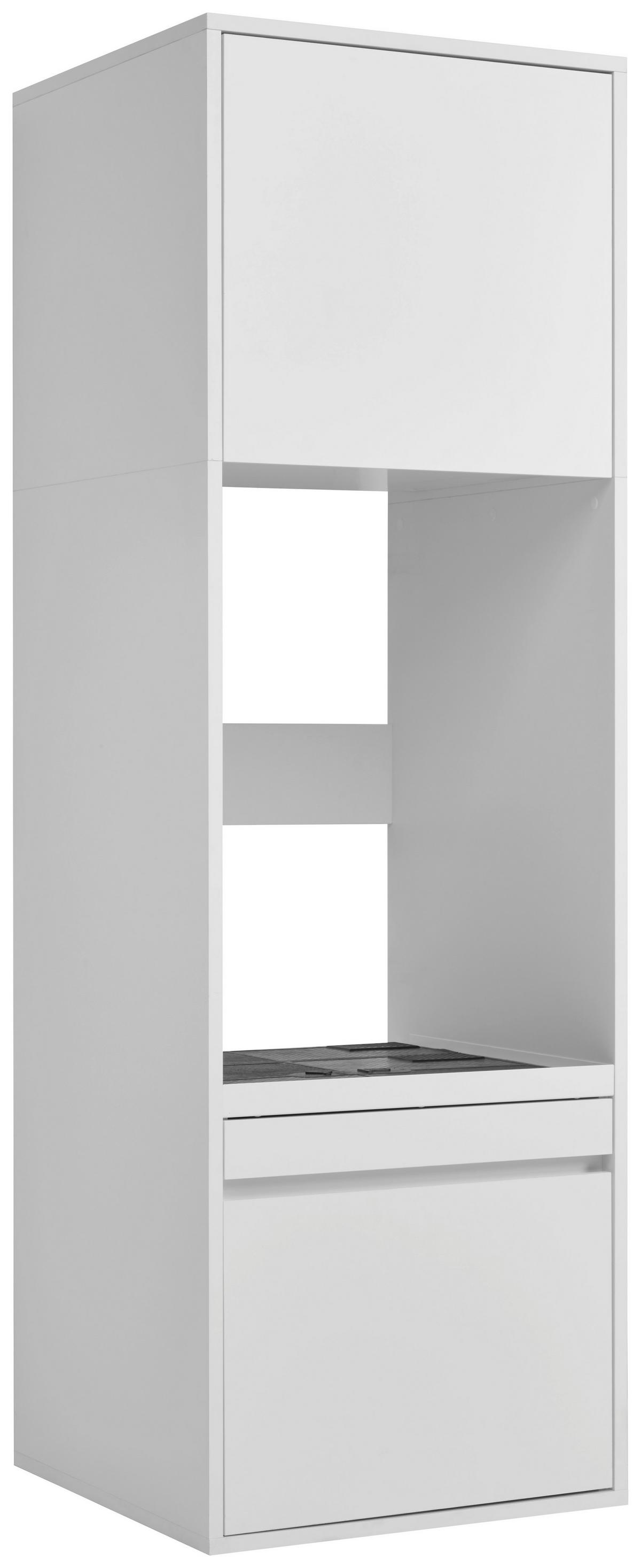NADSTAWKA NA SZAFĘ LIV - biały, Basics, materiał drewnopochodny (67,5/58,2/67,5cm) - Xora