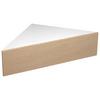 Nočna Omarica Usal S, Bela, Barva Hrasta - bela/medeni hrast, Moderno, leseni material (60/15/42,4cm) - MID.YOU