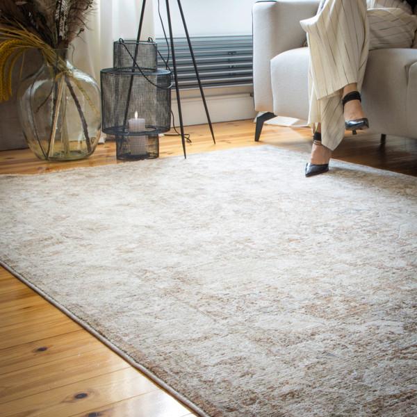 VINTAGE-TEPPICH MY EVEREST 430 - Terracotta, Basics, Textil (60/110cm)