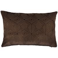 Kissenhülle Rania Dunkelbraun ca. 40x60cm - Dunkelbraun, Textil (40/60cm)
