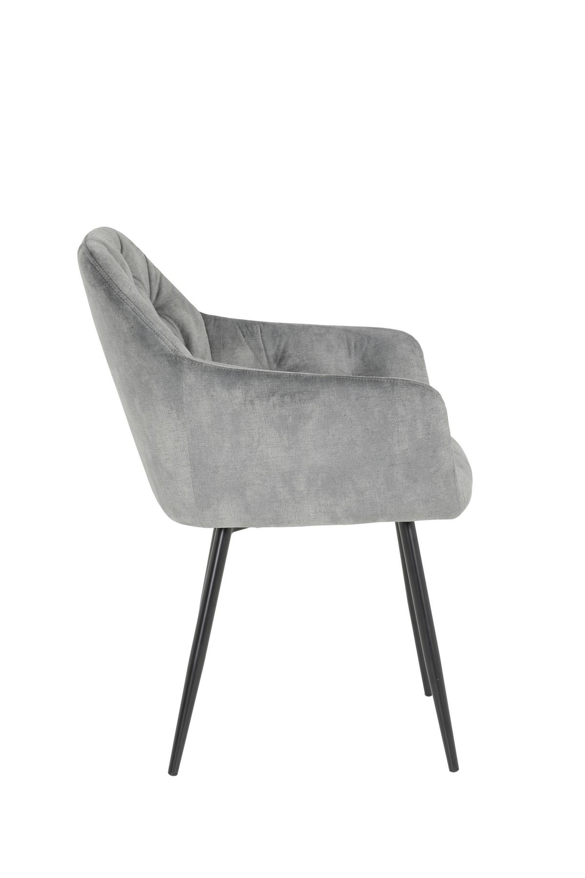 TISCHGRUPPE CLEO I G - Alteiche/Grau, MODERN, Holzwerkstoff/Textil (140/76/90cm) - P & B